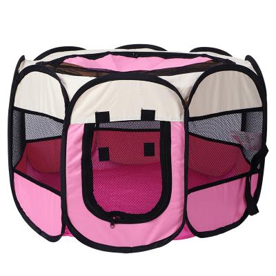 China Hot Sale Amazon Pet Playpen Detachable Foldable Carrier Cage Waterproof Pet Playpen For Dog Cat Carrier Cover for sale