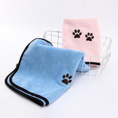 China Sustainable Active Clean Pet Grooming Towel Pet Application Absorbent Bath Towel for sale