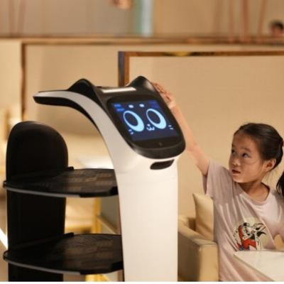 China Automation equipment starship restaurant food serving robot food service robot server uwant for sale