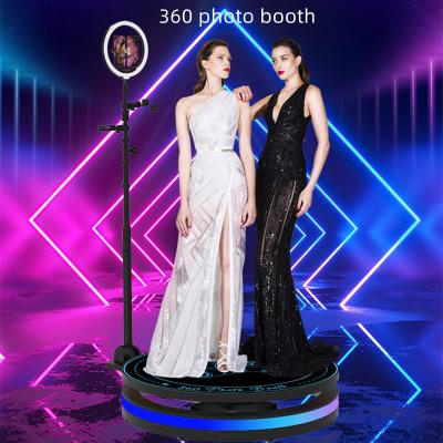 China Hotel subway station shopping mall backdrop ring roamer machine bag 360 bag 360 carry enclosure with mini m 360 lcd rotation photo booth for sale