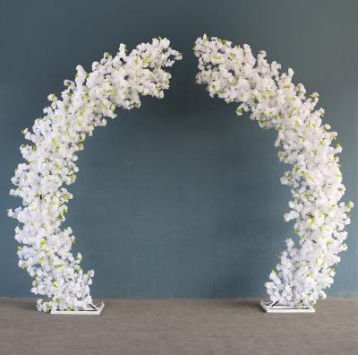 China Cherry Blossom Arch Wedding Decoration Steel Party Flower Stand Outdoor Garden Decor for sale