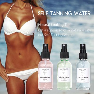 China Best Water Tanning Sunless Tanning Dark Tan Spray Beauty Tan Self Tanner Private Label for sale