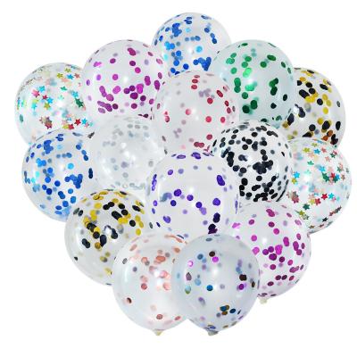 China Gift Toy Gift Toy 12inch Confetti Balloons Birthday Wedding Decoration Confetti Balloons Confetti Balloons for sale