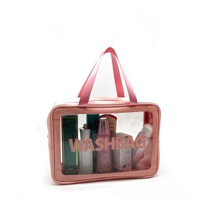 China Fashion Portable Clear Transparent Waterproof Lash Kit Makeup Organizer Cosmetic Bags Personal Care PVC Cases for sale