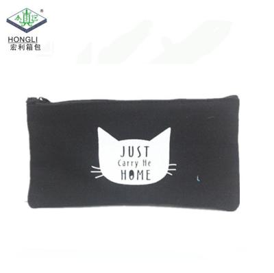 China Schools & Offices Promotional Wholesale Gift Custom Logo Printed Organic Canvas Cotton Pouch Bag for sale