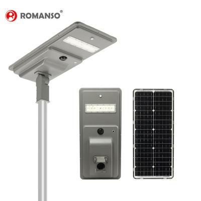 China Super Bright CE ROHS All-in-One Solar Road Lights Outdoor Street LED Solar Light for sale