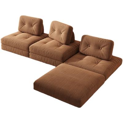 China Small Velvet Sofa Set Sofa Lounge Fashion Different Shape Detachable Modern Modular Sectional Couch Cover Family Living Room Cofa for sale