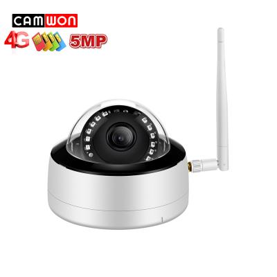 China NIGHT VISION Camwon OEM ODM 5Mp 4G Dome Camera AI Outdoor Human Auto Security 4G CCTV Camera Camhi Tracking APP for sale