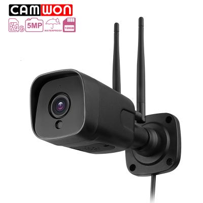 China Human Motion Tracking Camwon 5MP 3G/4G Waterproof Camera Surveillance 20m Night Vision Bullet IP Camera CMS PC Client Software for sale