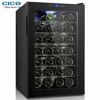 China thermoelectric 28bottles wine cooler, wine fridge, wine fridge with touch screen control CICO 28bottles wine cooler for sale