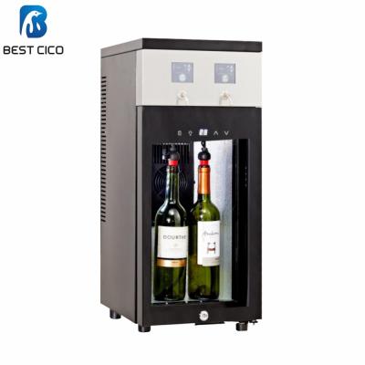 China CICO Smart Bottle System 2 Dispenser Wine Aerator Refrigerator Electric Dispenser WD-2A 280*335*640mm (WDH) for sale