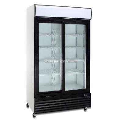 China Commercial Single-temperature 688L Display Counter Refrigerator/Vertical Refrigerated Showcase Display Refrigerator/Super Market for sale