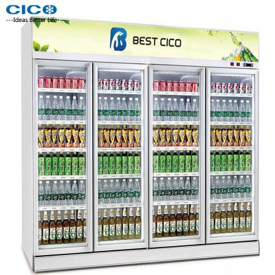 China SC-2100FP Single-temperature Cake R404 Refrigerant Large Size Commercial Refrigerator, Drinks Upright Refrigerator for sale