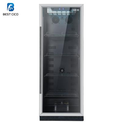 China 380L Commercial Insurance Compressor Display Glass Temp Control Hams Dry Aging Door Meat Fridge for sale