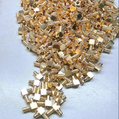 China Taiwan High Precision Brass CNC Machining Brass Parts Copper Metal Turning Lathe for sale