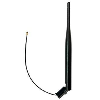 China WiFi Rubber Duck Antenna 2.4GHz 3dBi with extension cable IPEX or MMCX connector for sale