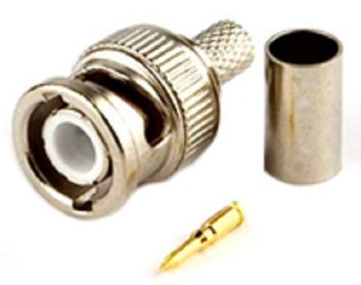 China MALE RF BNC CRIMP For RF Coaxial Cable Connector for sale