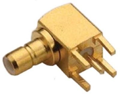 China Female RF RF CONNECTOR-SMB Right Angle PCB Mount for sale