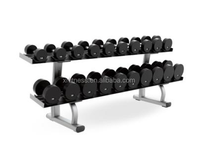 China Factory Direct Selling Gym Equipment Universal Professional Commercial Weight Lifting Linear Vertical Dumbbell Rack for sale