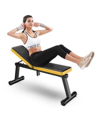 China Indoor Adjustable Foldable Sit Up Press Weight Dumbbell Flat Press For Sale for sale