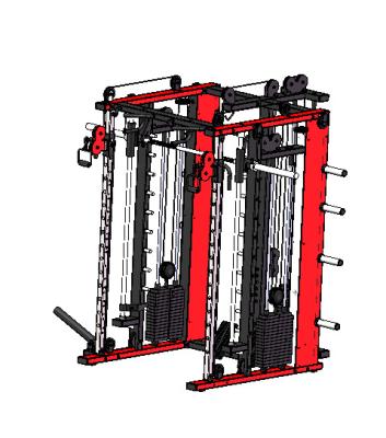 China Hot Selling Hotel Blacksmith Multi Functional Cable Crossover Machine Trainer for sale