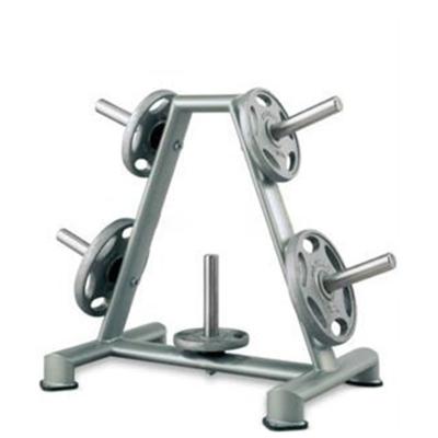 China Professional Commercial GYM Gym Dish Bumper Weight Plates Storage Rack Stand Shaft for sale