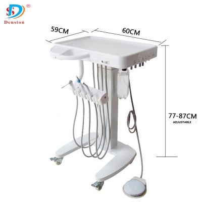 China Dental Equipment Dental Turbine Regional Turbine Unit Portable Dental Mobile Trolley Trolley for sale