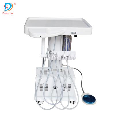 China Foshan Factory Price Mobile Metal Trolley Portable Dental Unit Dental Turbine Trolley for sale