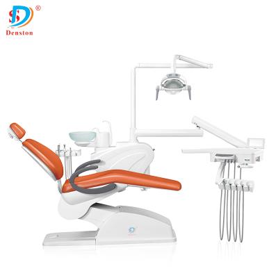 China Cheap Price Luxury Standard Full Metal Dental Chair Unit Stool Treatment LED Dental Operation Lamp Trolley for sale