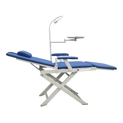 China Foshan Economic Portable Dental Chair Dental Equipment Dental Chair Hospital Stomatology Folding Chair for sale