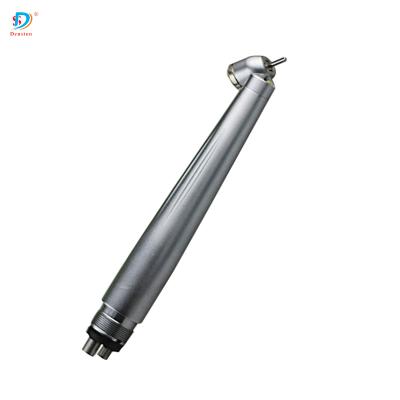 China Dental Equipment 4 Hole Channel 45 Degree Single Throw Dental Metal High Speed ​​Handpiece for sale