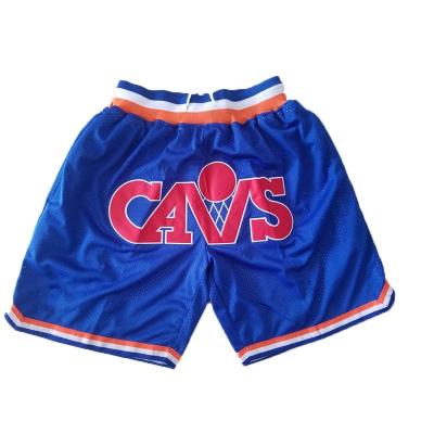 China Wholesale American Antibacterial Basketball Jumpers Men's New Arrival Blue 2022 Basketball Pants for sale