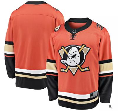 China 100% Polyester Fabric Customized Close Tolerance Four Seasons Wear Team China Men's Hockey Practice Jerseys for sale