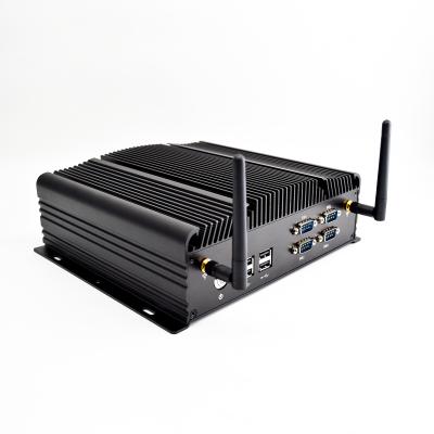 China Support 6* LAN Port (include 4*POE port) MINI PC industrial computer Fodenn OEM/ODM Barebone DDR4 64GB 6 Lan Port Celeron 6305 Intel cheap price for sale