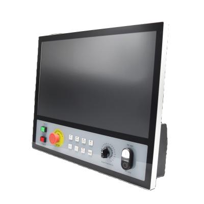 China Aluminum+Metal Fodenn Touchscreen KVM Industrial Monitor OEM/ODM 21.5inch IP65 Windows/Linux PPE Capacitive Fanless Remote Input Display Stalinite+Sheet for sale