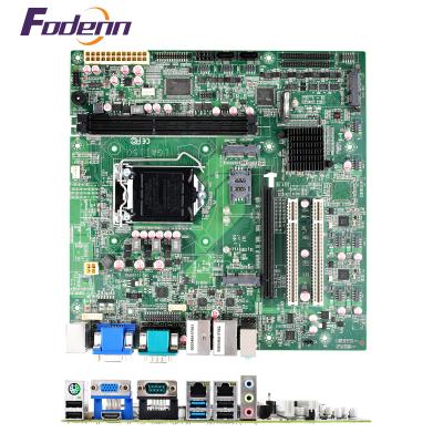 China Fodenn Intel Haswell X86 Embedded Industrial High Speed ​​Motherboard 1150 DDR3 12COM 18USB Intel Haswell CPU Support 12*COM Stock 240MMX240MM for sale