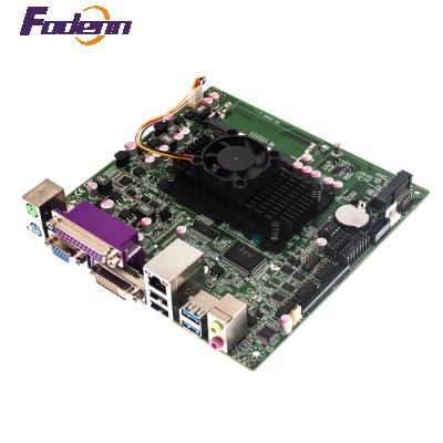 China Fodenn Intel NM10 Atom D2550 / N2600 Mini OEM ODM ITX Recessed Motherboard 170MMX170MM for sale