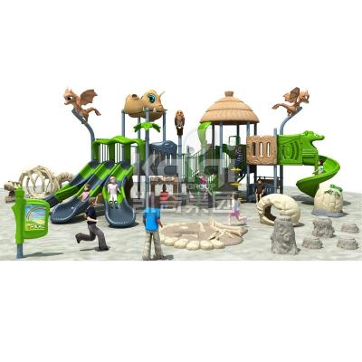 China Imported LLDPE tribe series ancient amusement park and outdoor playground for children/dinosaur outdoor playground for sale