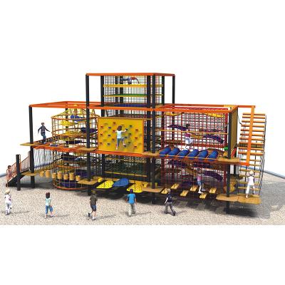 China Commercial and high quality kaiqi used kids outdoor playground equipment for fitness project for sale