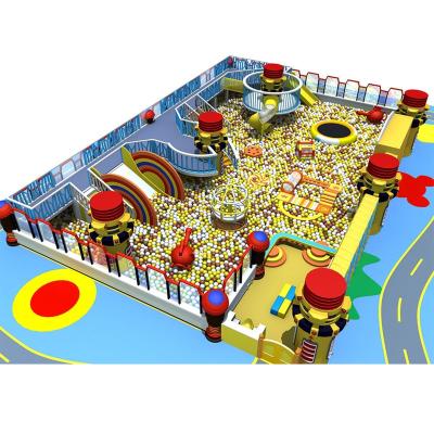 China Kaiqi plastic playground used commercial kids indoor playground equipment for sale for sale