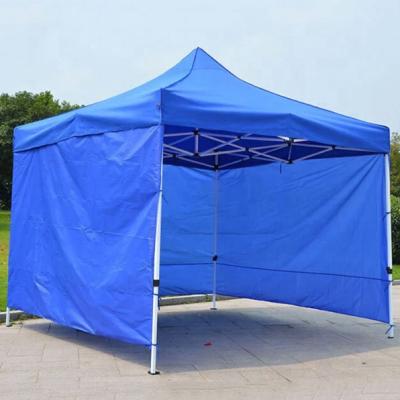 China 3*3m Folding Nylon Canopy Tents 3x3 Retractable Outdoor Pop Up Gazebo With Sides for sale