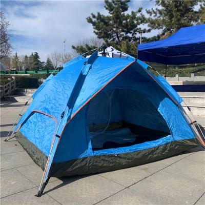 China 4 persons Pop Up Portable Ultralight Mobile folding Automatic double layer Waterproof camping outdoor family tents for sale