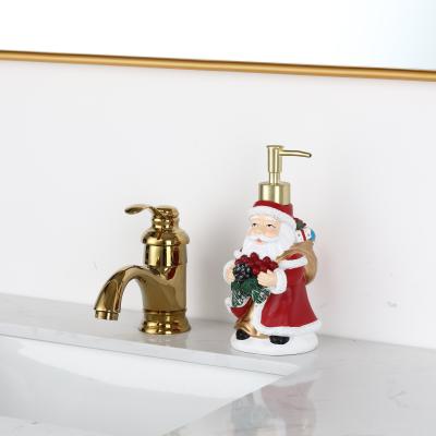 China Christams Luxspire Santa Claus Hand Lotion Pump Bottle, Countertop Santa Lotion Container Hand Soap Dispenser Sink, Bathroom or Kitchen for sale