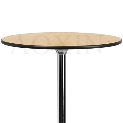 China Modern Wooden Round K/D Cocktail Table for sale