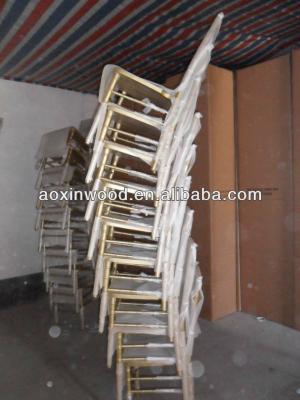 China High Quality Gold Color Chiavari Chair AX-WOOD CHIAVARI GOLD for sale