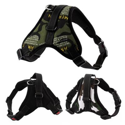 China Custom Dog Harness Soft Adjustable Large Pet Dog Walk Harness Vest Collar Hand Strap for Small Medium Large Dogs for sale