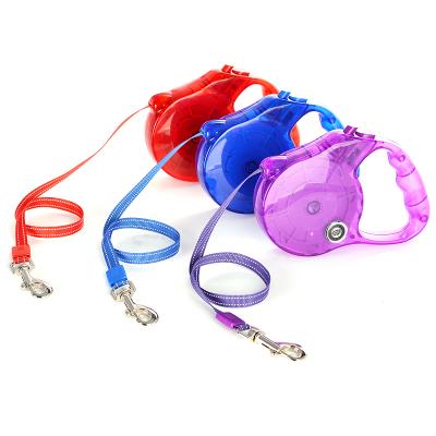 China New Design Custom Durable Puppy Pet Personalized Running Dog Leads, Heavy Duty Retractable Reflective Automatic Rope Dog Leashes for sale