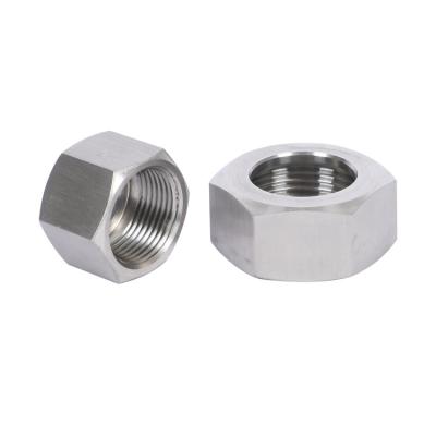 China Heavy Industry Factory Price Precision Metal Nuts High Strength Stainless Steel Finish Hexagon Nut for sale