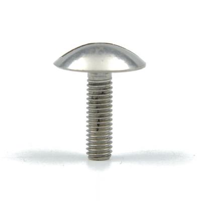 China Round Factory Price High Strength Screws Stainless Steel Round Head Slotted Screw for sale