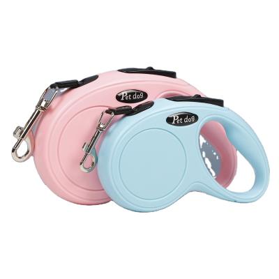 China SINHEO Stored Automatic Retractable Dog Leash 3m Durable 5m Nylon Retractable Dog Lead for sale